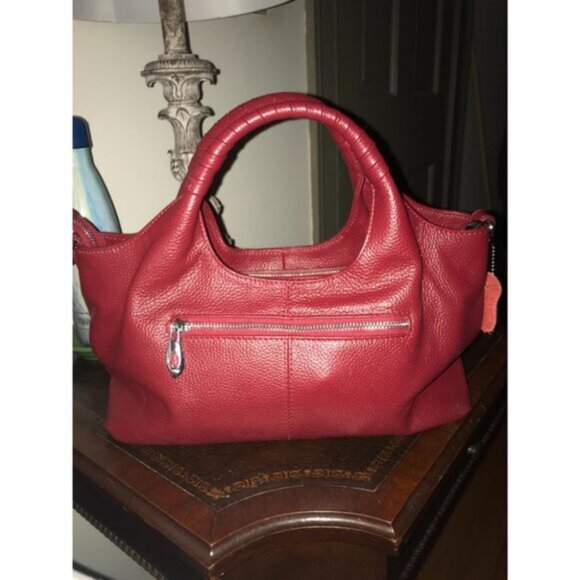 🆕Women Wine Genuine Leather Shoulder Bags Purses Satchel Designer Handbags - Picture 2 of 7